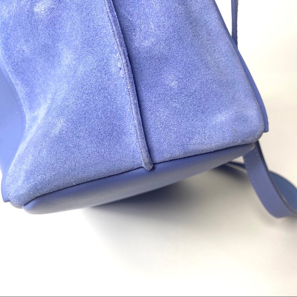 Longchamp Penelope Bucket Bag Blue Mist - Picture 10 of 16